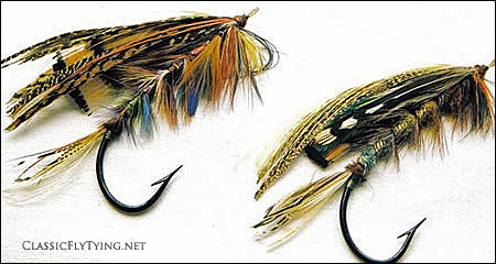 Salmon Fly Display, Some traditional Tweed and Spey pattern…